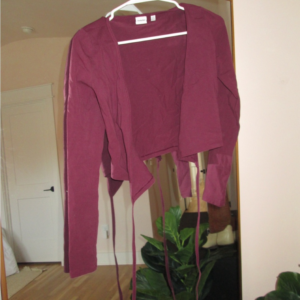 Sunday Best Maroon Cardigan